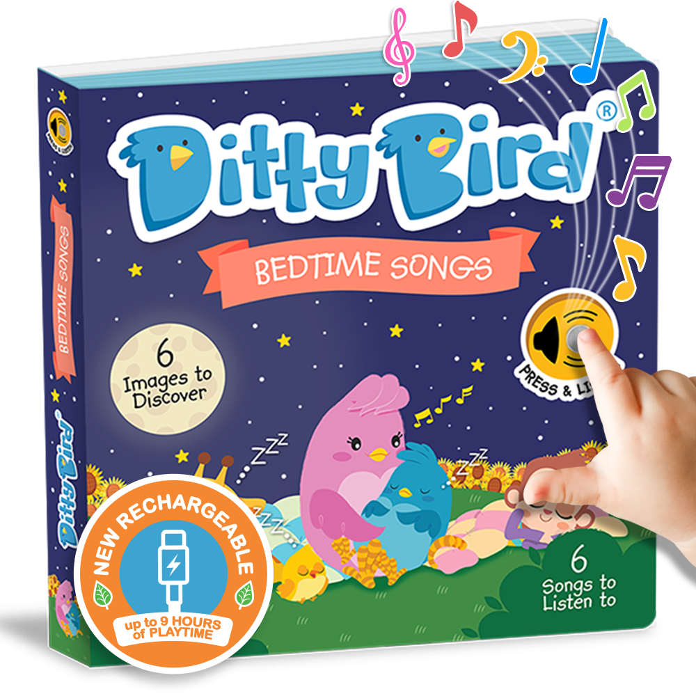 Ditty Bird Bedtime Songs | Interactive Musical Sound Book | USB-C ...