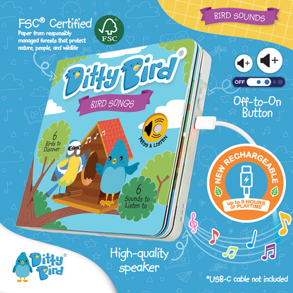 Bird Songs | USB-C Rechargeable