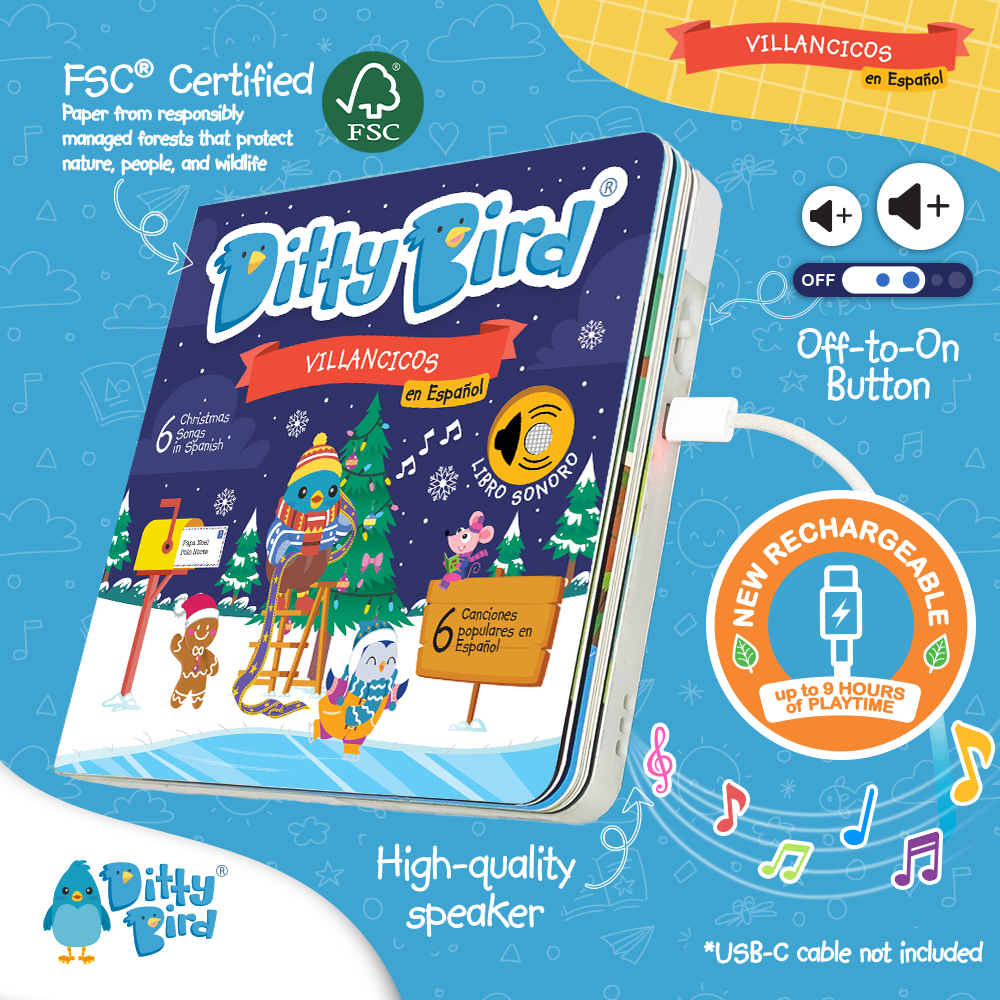 Villancicos en Español | USB-C Rechargeable