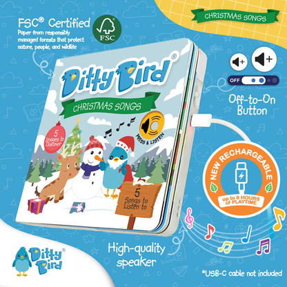 Christmas Songs | USB-C Rechargeable